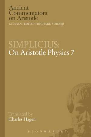 Simplicius: On Aristotle Physics 7 de C. Hagen