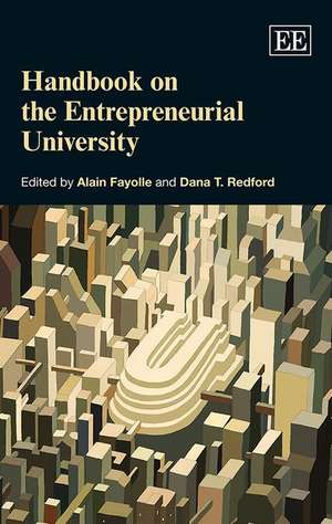 Handbook on the Entrepreneurial University de Alain Fayolle