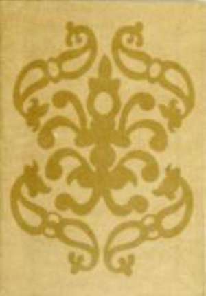 GOLD FABRIC SOFT NOTEBOOK DAMASK A6