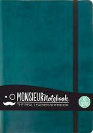 Monsieur Notebook A5 - blanko (140gr) türkis de Monsieur