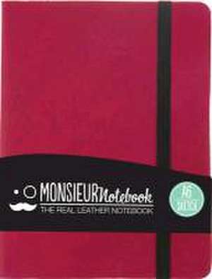 Monsieur Notebook A6 - blanko (140gr) pink de Monsieur