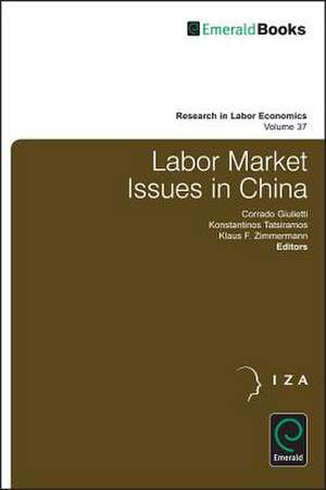 Labor Market Issues in China de Solomon W. Polachek