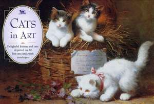 Cats in Art Notecards: Delightful Kittens and Cats Depicted on 20 Fine-Art Cards with Envelopes [With Envelope] de Hermes House