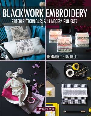 Blackwork Embroidery de Bernadette Baldelli