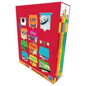 Numberblocks and Alphablocks 5 Book Lift-the-Flap Set de Alphablocks