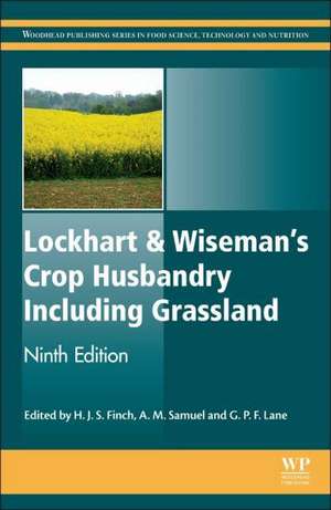 Lockhart and Wiseman’s Crop Husbandry Including Grassland de Steve Finch