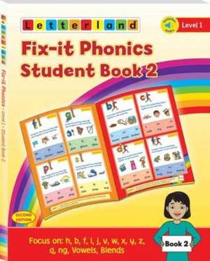 Fix-it Phonics - Level 1 - Student Book 2 (2nd Edition) de Lisa Holt