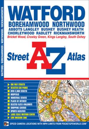 Watford A-Z Street Atlas de Geographers' A-Z Map Co Ltd