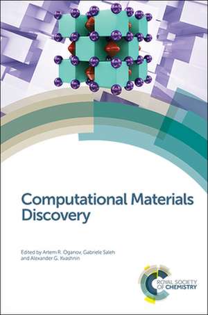 Computational Materials Discovery de Artem R Oganov