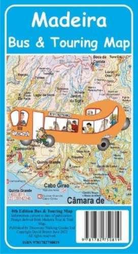 Madeira Bus and Touring Map de David Brawn