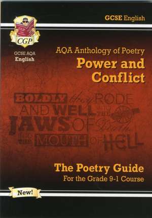 GCSE English AQA Poetry Guide - Power & Conflict Anthology inc. Online Edition, Audio & Quizzes: for the 2025 and 2026 exams de Cgp Books