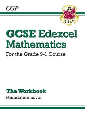 GCSE Maths Edexcel Workbook: Foundation de Cgp Books