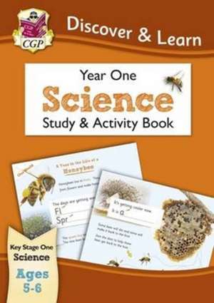 KS1 Science Year 1 Discover & Learn: Study & Activity Book de Cgp Books