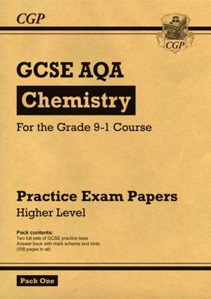 GCSE Chemistry AQA Practice Papers: Higher Pack 1 de Cgp Books