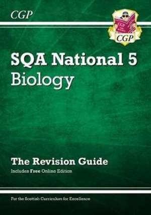 National 5 Biology: SQA Revision Guide with Online Edition de Cgp Books