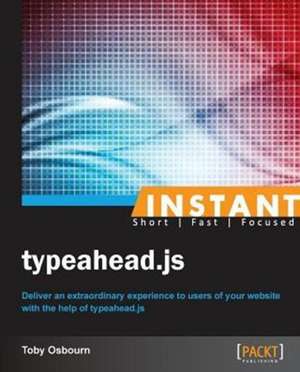 Instant Typeahead.js de Toby Osbourn