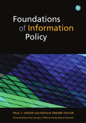 Foundations of Information Policy de Paul T. Jaeger