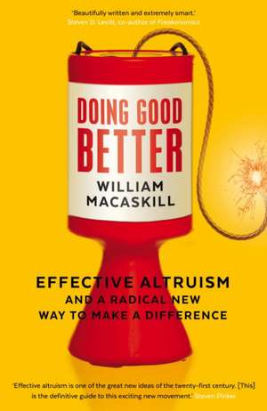 Doing Good Better de William MacAskill