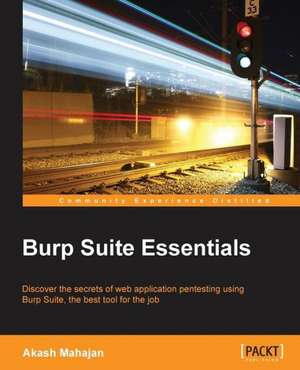 Burp Suite Essentials de Akash Mahajan