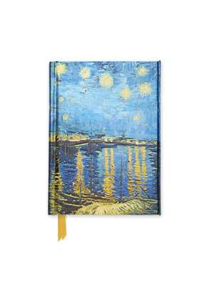 Vincent van Gogh: Starry Night over the Rhône (Foiled Pocket Journal) de Flame Tree Studio