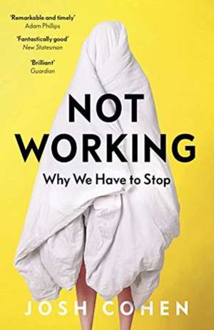 Cohen, J: Not Working de Josh Cohen