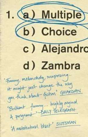 Multiple Choice de Alejandro Zambra