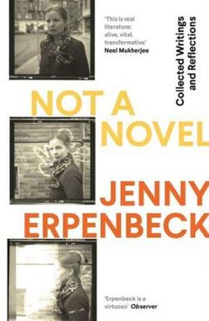 Not a Novel de Jenny Erpenbeck