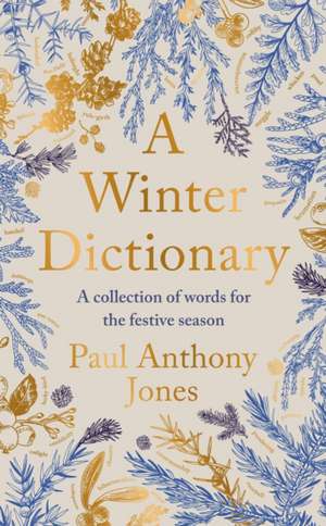 A Winter Dictionary de Paul Anthony Jones