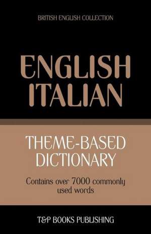 Theme-Based Dictionary British English-Italian - 7000 Words: Geospatial Analysis with Python de Andrey Taranov