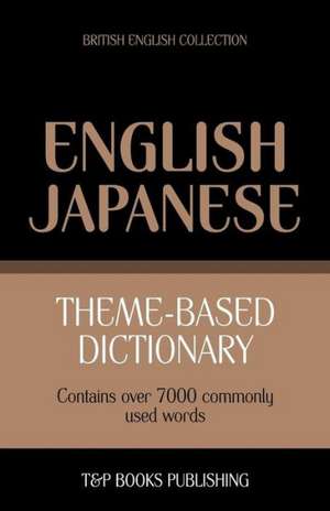 Theme-Based Dictionary British English-Japanese - 7000 Words: Geospatial Analysis with Python de Andrey Taranov