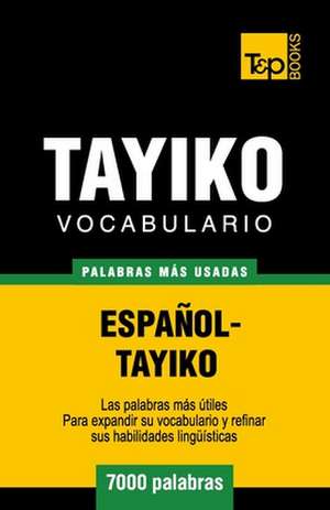 Vocabulario Espanol-Tayiko - 7000 Palabras Mas Usadas: Geospatial Analysis with Python de Andrey Taranov