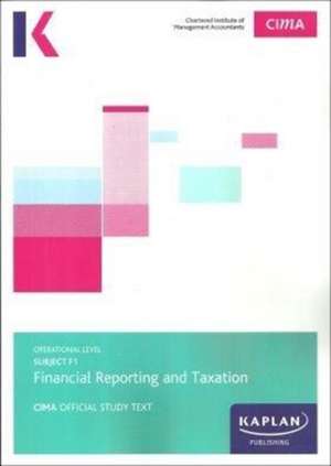 Kaplan Publishing: F1 FINANCIAL REPORTING AND TAXATION - STU de Kaplan Publishing