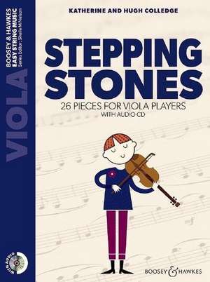 Stepping Stones: 26 Pieces for Viola Players Viola Part Only and Audio CD de Katherine Colledge