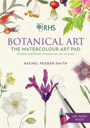 RHS Botanical Art Watercolour Art Pad de Rachel Pedder-Smith