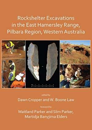 Rockshelter Excavations in the East Hamersley Range, Pilbara