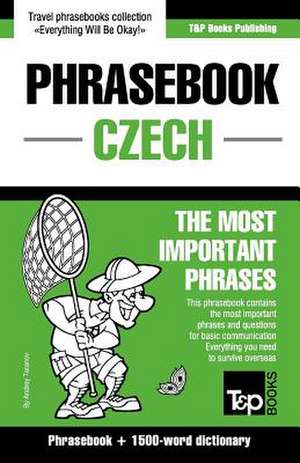 English-Czech Phrasebook and 1500-Word Dictionary de Andrey Taranov