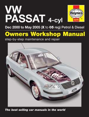 VW Passat Petrol & Diesel (Dec 00 – May 05) Hayn – 00–05 de Haynes