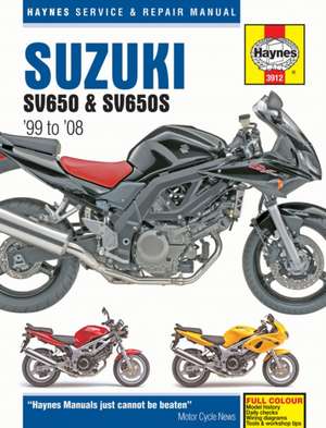 Suzuki SV650 & SV650S (99 – 08) Haynes Repair Ma – 99–08 de Haynes