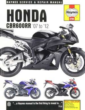 Honda CBR600RR (07 – 12) de Haynes