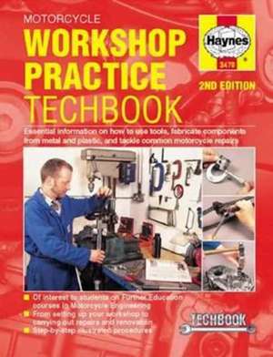 Motorcycle Workshop Practice Techbook de Haynes