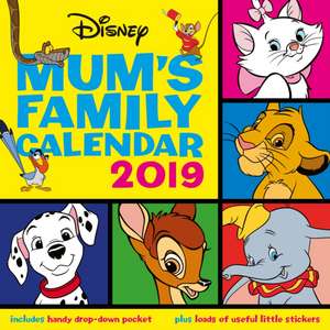 Disney Classic Mums Family Calendar Official 2019 Calendar - Square Wall Calendar Format