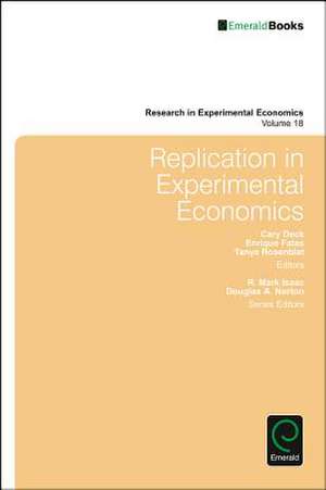 Replication in Experimental Economics de Tanya Rosenblat