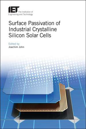 Surface Passivation of Industrial Crystalline Silicon Solar Cells de Joachim John