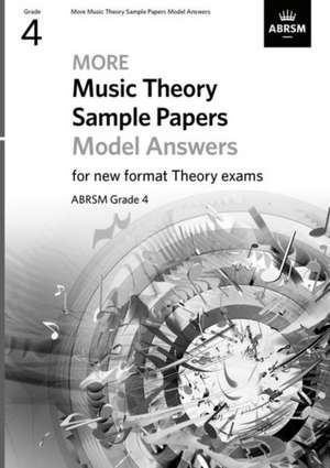 More Music Theory Sample Papers Model Answers, ABRSM Grade 4 de ABRSM