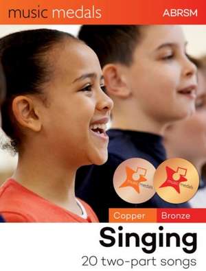 Music Medals Copper & Bronze Singing: 20 two-part songs de ABRSM