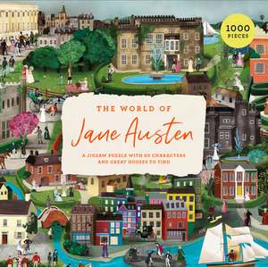 The World of Jane Austen: A Jigsaw Puzzle with 60 Characters and Great Houses to Find de John Mullan