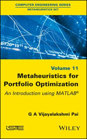 Metaheuristics for Portfolio Optimization – An Introduction using MATLAB de GA Vijayalakshmi P