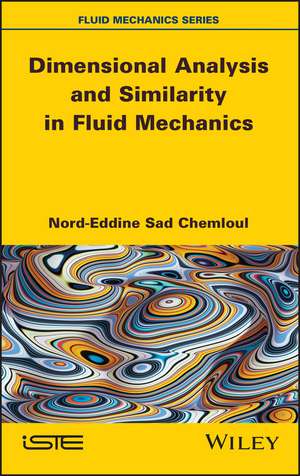 Dimensional Analysis and Similarity in Fluid Mechanics de S Chemloul