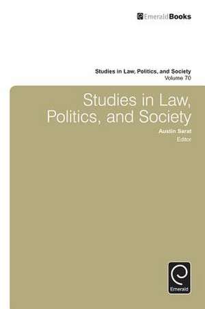 Studies in Law, Politics, and Society de Austin Sarat