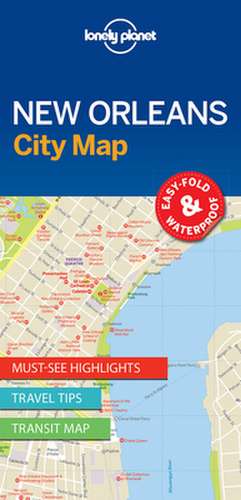 Lonely Planet New Orleanscity Map de Lonely Planet